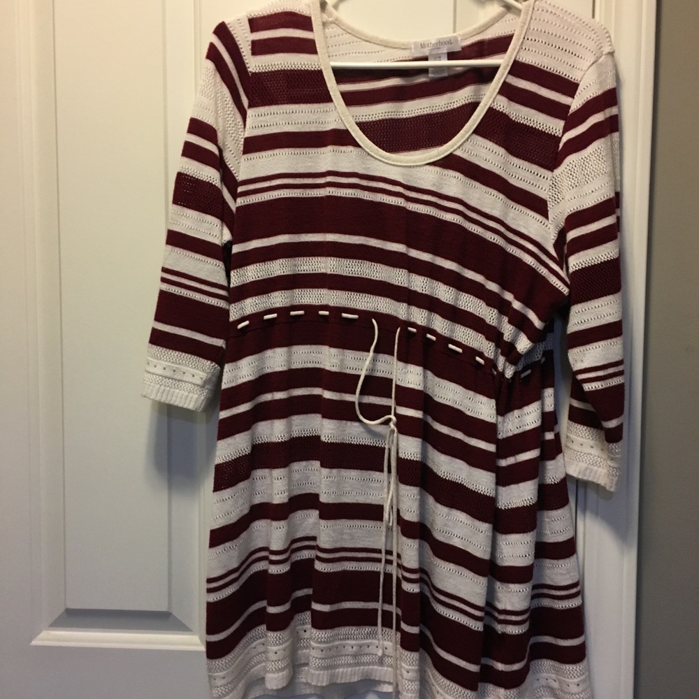 3/4 sleeve motherhood maternity sweater plus